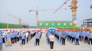 人人講安全 個(gè)個(gè)會(huì)應(yīng)急——洛陽(yáng)農(nóng)副產(chǎn)品冷鏈物流中心項(xiàng)目安全月觀摩交流會(huì)圓滿舉行！