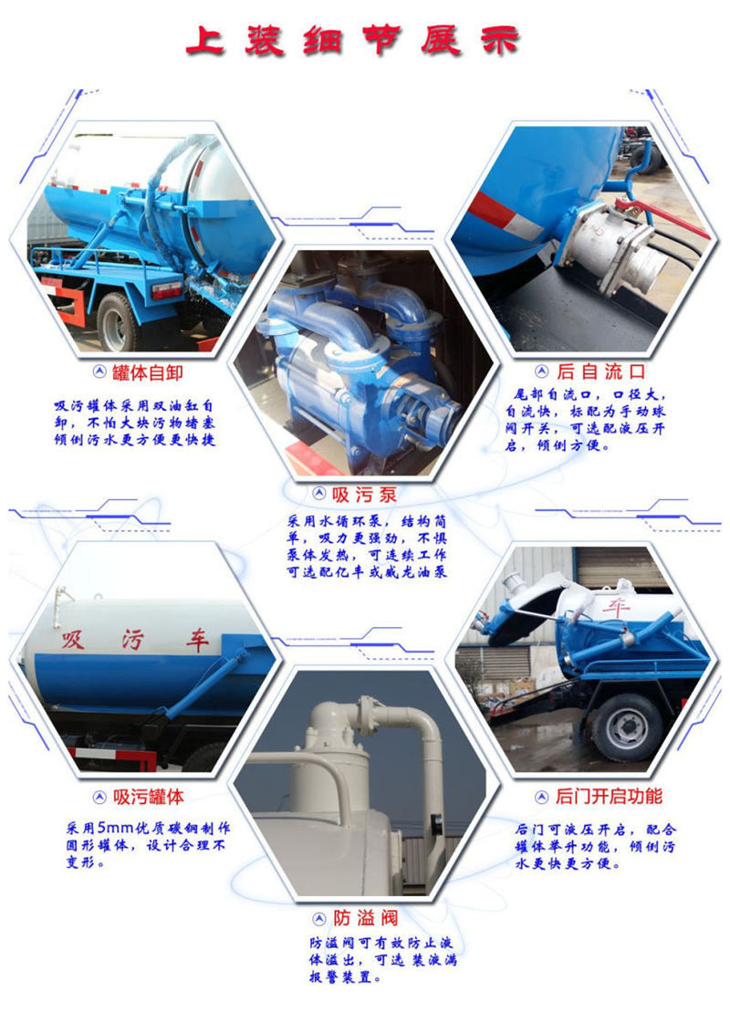 吸污車主要部件細節(jié)展示