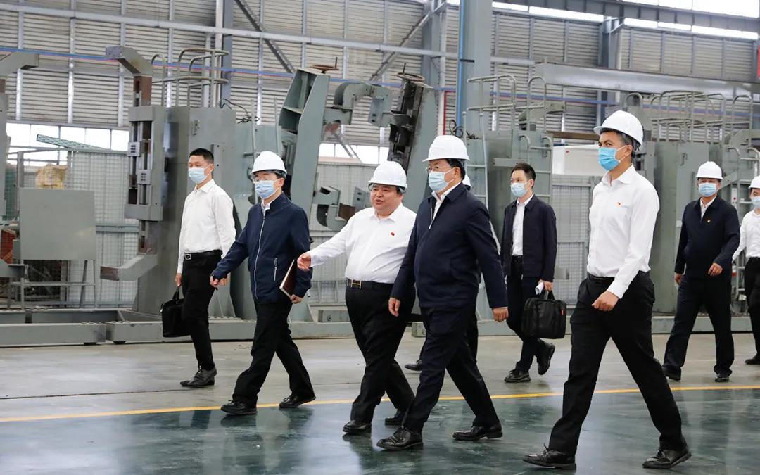 湖北省委副書記、省長王忠林帶領省市領導視察程力