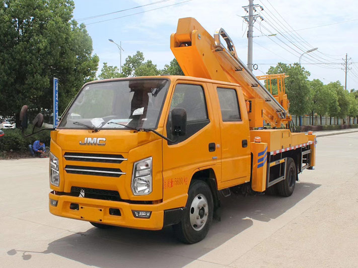 江鈴雙排17.5米直臂國六高空作業車